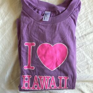 American Apparel I ❤️ Hawaii T Shirt
